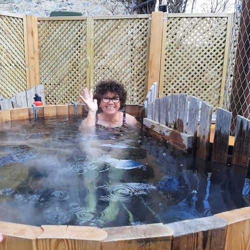 Se détendre dans le bain nordique bain nordique