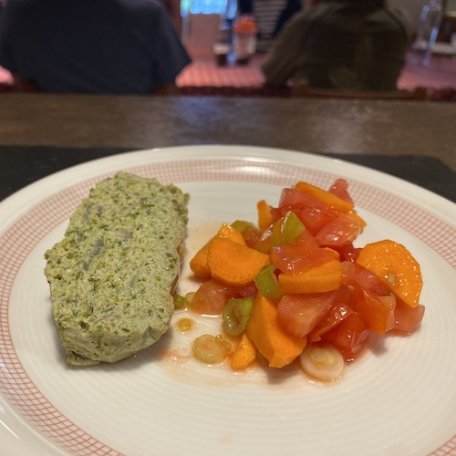 Petite entrée végétarienne Repas table d'hôtes