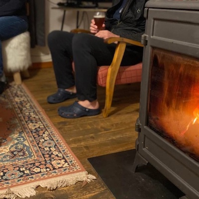 Apero au coin du feu